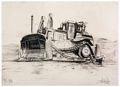 Archivaldo Ramirez Lithograph Print Bulldozer 2018