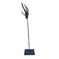 Signed Saldana Sculpture Iron Hand 1980