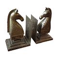 Musical Horse Head Bookends by Fred Zimbalist Artistry with a Melodic Twist