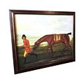 After James Seymour Jockey Leading Horse Antique Equestrian English Oil Painting